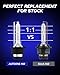 AUTOONE 2024 Upgraded D4S D4R HID Bulb, 300% Brighter Lightness, 6000K Cool White 66440 42402 42402WX HID Bulbs, 35W Xenon D4S Bulbs, Super Bright D4S HID Bulbs, Easy installation, UV Resistant