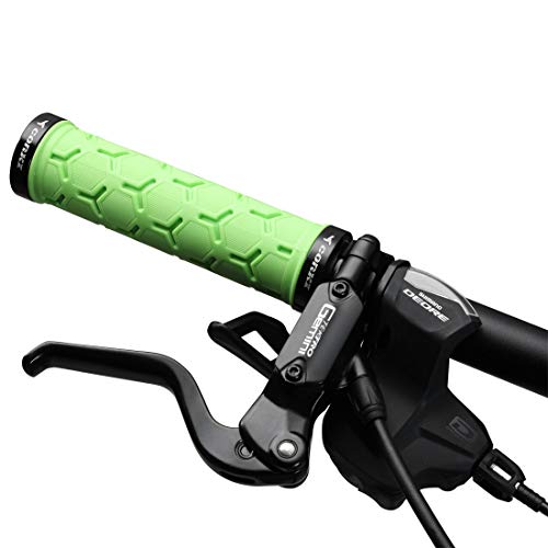 Corki MGP-M-RED Mountain Bike Grips Lock On,Anti-Slip Shock Absorbing Bike Handlebar Grips Red thumb #5