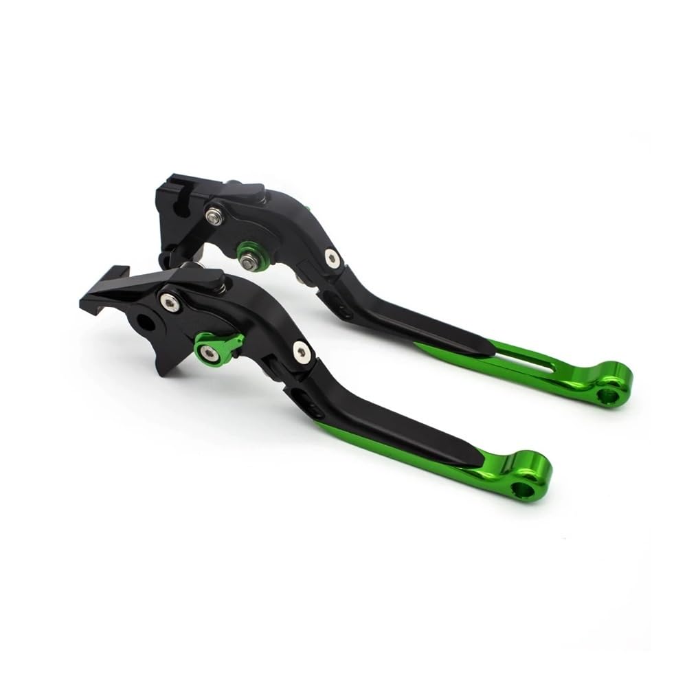 Xgdsetsrg Black Green Cnc Motorcycle Aluminum Adjustable Folding Extendable Brake Clutch Lever Handles For Zongshen Rx3 Accessories