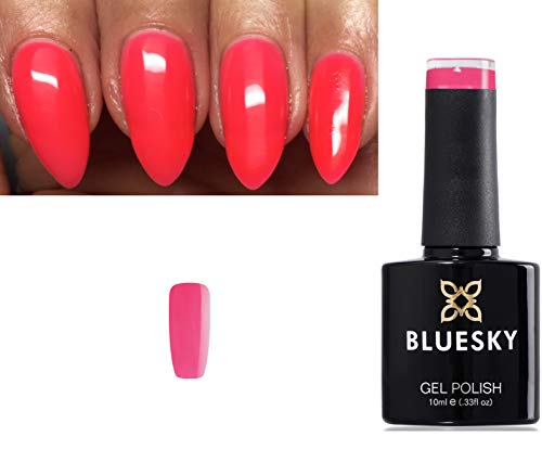 Bluesky Gel Nail Polish CORAL BRIGHT CORAL CS41 Nail UV LED Soak Off 10ml
