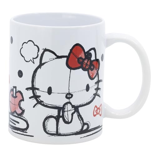 Taza de cerámica de 325 ml en caja regalo de Hello Kitty