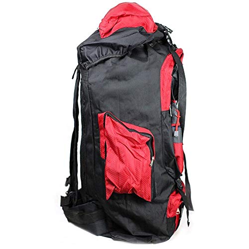 Mochila Trekking Camping Trilha Cargueira Acampamento Reforçada Viagem Caminhada Poliéster