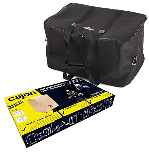 Schlagwerk CBA1S Cajon Schnellbausatz Medium Set + Tasche Large