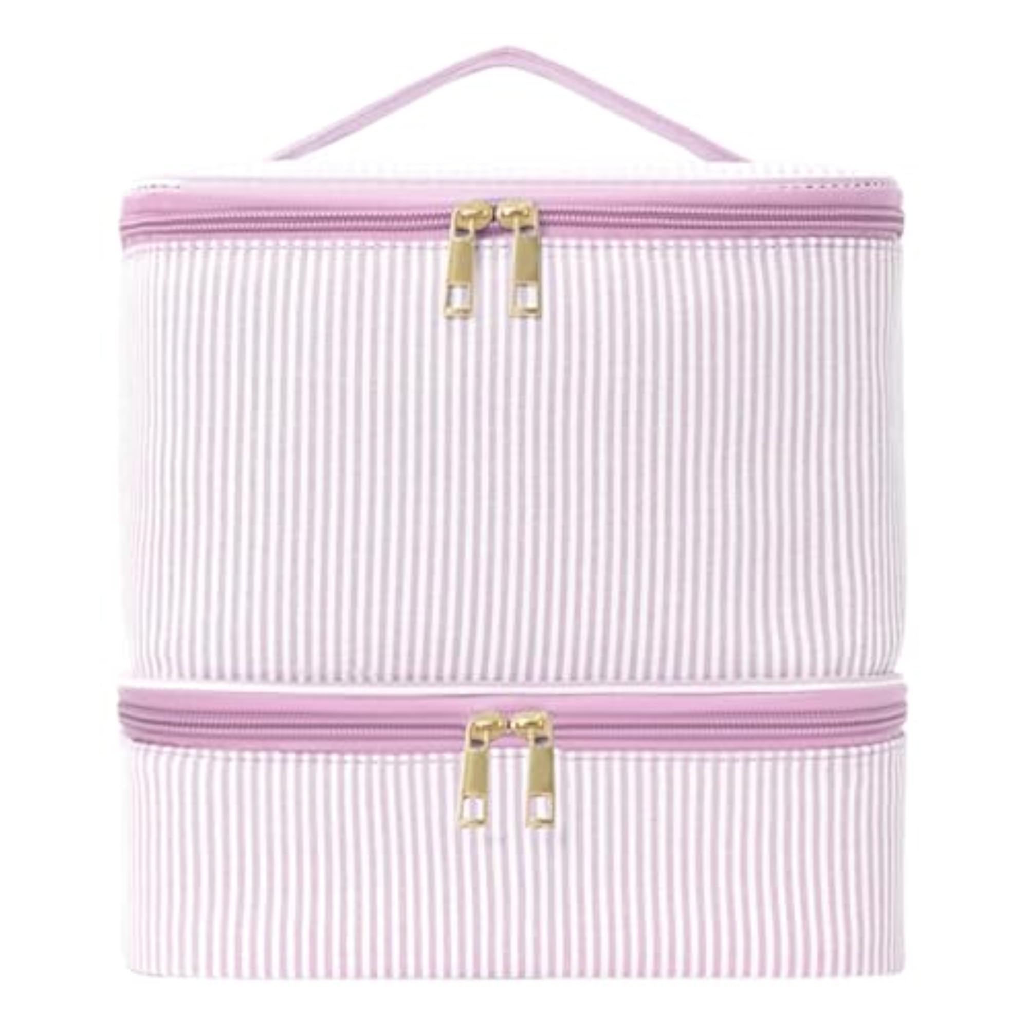 Nail Polish Carrying Case Storage Bag for Home & Camping, Pink