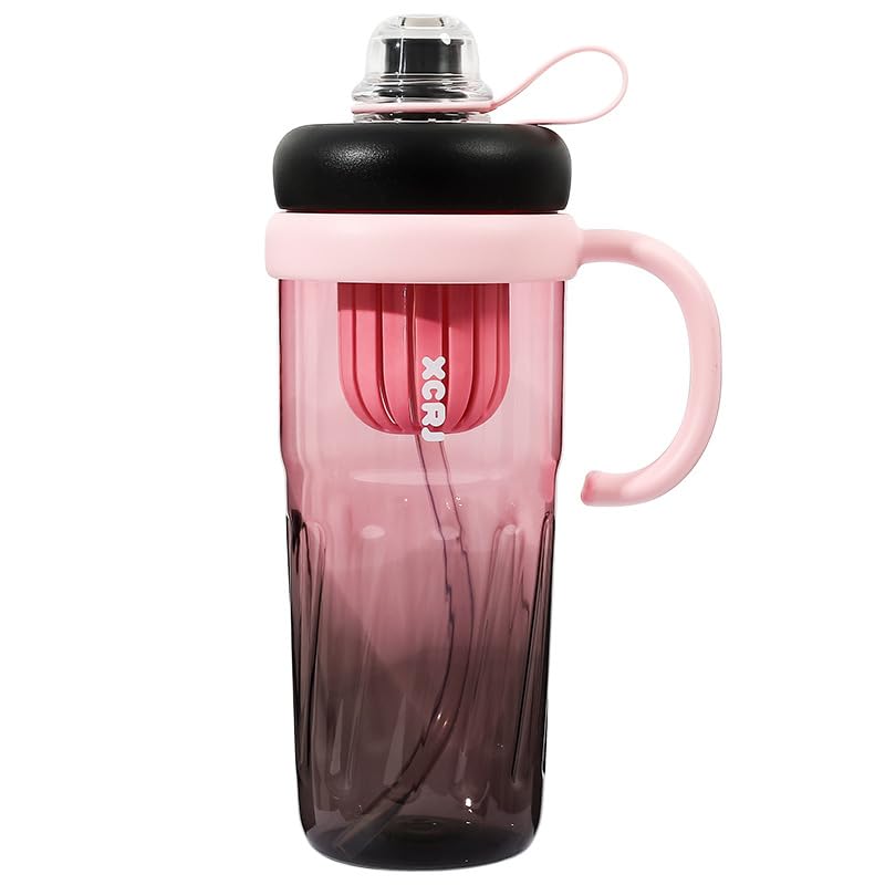 Bouteille d'eau avec paille de 950ml pour boire plus au quotidien