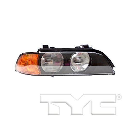 TYC Right Headlight Assembly Compatible with 1999-2000 BMW 5 Series by TYC - Used condition - US$145.43