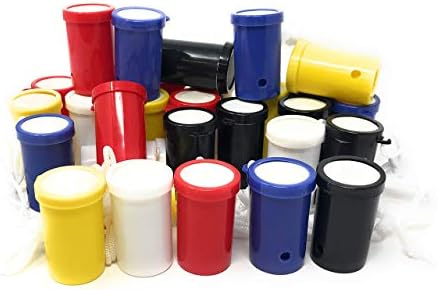 Funiverse Bulk 30 Pack Assorted School Spirit Party Noise Maker Necklaces - Loud Mini Air Blaster Horns