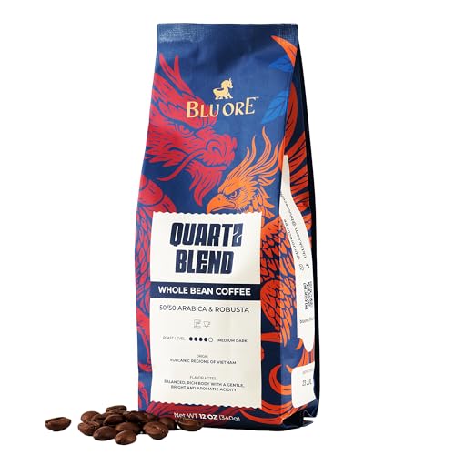 Café en Grano Blu Ore Quartz Blend 12 oz Tostado Medio