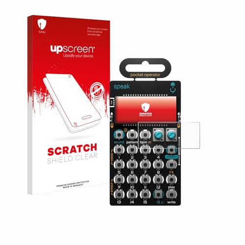 upscreen Scratch Shield Screen Protector compatible with Teenage Engineering PO-35 speak - HD-Clear, Anti-Fingerprint