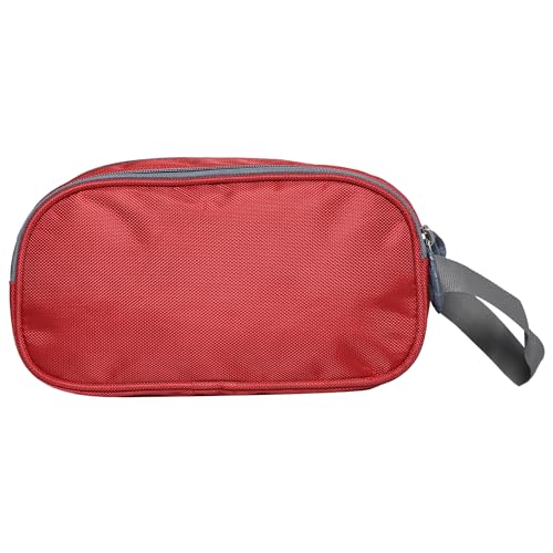 Image of AHM Polyester Portable First Aid Kit Organizer (No Medicine Included) Emergency Survival Kit for Home Outdoor Travel Rescue, Nurse Medical Bag With Inner Divider (Red)
