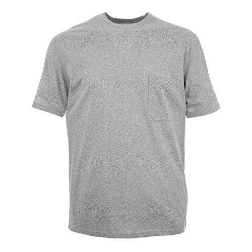 Insect Shield Men\'s UPF Dri-Balance Short Sleeve Pocket Tee, Heather Grey, X-Large
