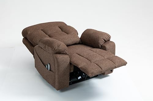 Gecheer Electric Lift Chair with Heating & Massage, 180° Reclining Sofa, 4 OKIN Motors, 2 Remote Controls, 2 Cup Holders, for Living Room & Outdoor Use - Image 6