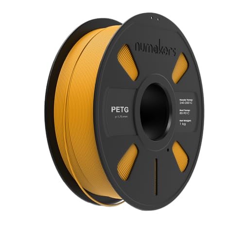 Image of Numakers PETG-HS 1.75mm 1kg 3D Printer Filament Clear Light Blue High-Speed Printing Strong & Tough Odorless Moisture Proof Low Warping Precise 3D Printing Fits Most FDM Printers Lemon Yellow
