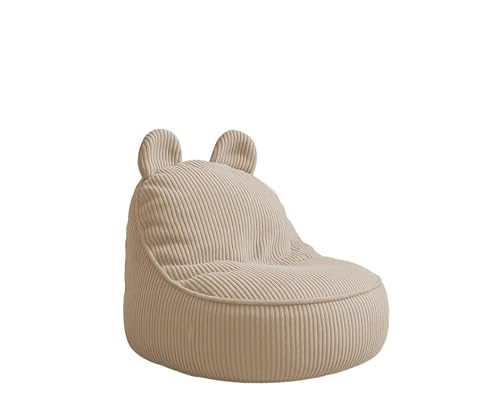 chilly pilley Mumin Fauteuil Enfant en Velours côtelé Cosy et Moelleux Parfait pour la Chambre des Enfants