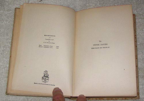 Her Privates We [French] B000OGQZFO Book Cover
