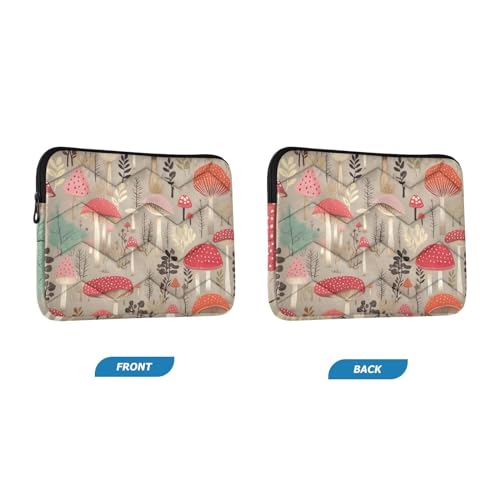 Funda para portátil 13-14 pulgadas impermeable con diseño de hongos miniatura 2
