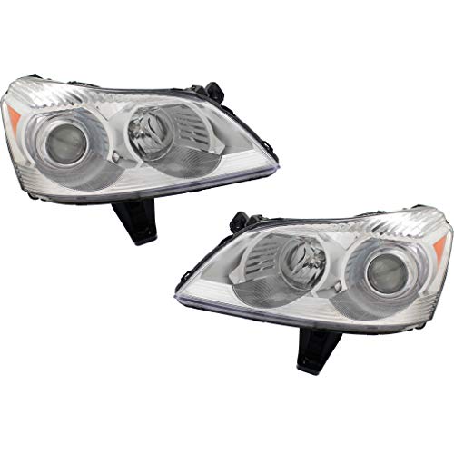 For Chevy Traverse Headlight Assembly 2009 2010 2011 Pair Driver and Passenger Side LTZ Model | GM2502331 | GM2503331 | 20794803 | 20794804