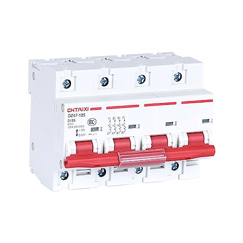 Disjoncteur NC DZ47-125 4P 125A interrupteur basse tension boîte de distribution 100A