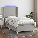 L'ensemble complet et facile à assembler comprend le cadre, le matelas et la bande LED, pour une installation rapide dans votre espace. Ses dimensions compactes 100x200 cm en font une solution idéale pour les chambres à coucher modernes.