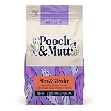 Pooch & Mutt - Slim & Slender Complete Dry Dog Food Grain Free (Regular Sized Kibble), for Weight Control and Weight Loss, Chicken and Sweet Potato, 10kg (packaging may vary)