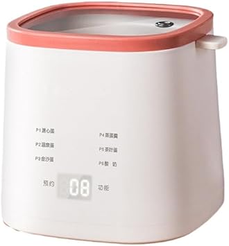 Egg Cooker, Egg Cooker, Egg Yogurt Maker, Convenient and Quick, Breakfast Essentials, Save Labor and Time, Fully Automatic with Timer, Kitchen Utensils, Home Use Red