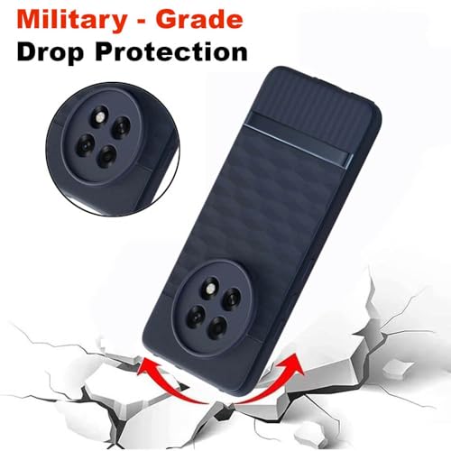 Image of Shockproof Case Compatible with Oppo F31 Pro Plus 5G | Full Camera Protection | TPU Flexible Back Cover for Oppo F31 Pro Plus 5G (Steel Blue)