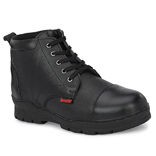 Image of KAVACHA Police Boots /Pure Leather /Super Comfortable /Light Weight for Full Day wear