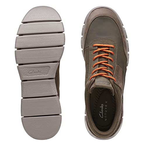 Image of Clarks Mens 26166010-black Comb Sneaker