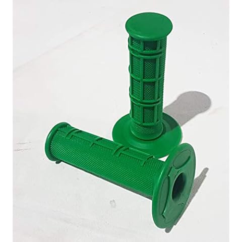 ORANGE IMPORTS GRI07 Set of Soft Rubber Grips Green, 22mm for Dirt Pit Bike Cover