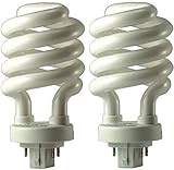 EiKO 05252 Model SP26/27-4P Compact Fluorescent Spiral Light Bulb, 26 Watts, GX24q-3 Base, T-4 Bulb...