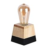 Contiene un casquillo para bombilla LED E27 de potencia máxima de 40W. Voltaje: 220-240V. La bombilla no viene incluida. Es recomendable colocar bombillas de filamento para resaltar un ambiente cálido y agradable, ideal para el estilo loft.