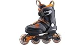 Kugellager: ABEC-3 K2 Inline Skates VELOCITY JR BOYS Für Jungen Mit K2 Softboot, Black - Grey - Orange, 3050900