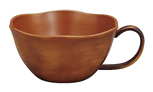 ハウスホールド 木製風 食器 SEE 花 スープカップ ライト ブラウン 360ml 1個 食洗機対応 電子レンジ対応 汁碗 日本製 レンジ 食洗機 こども 子ども 軽量 スープボウル 和 和風 プラスチック お碗 飯椀 軽い 飯碗 山中塗り お椀 電子レンジ 木 木目 木目調 ウッド ウッディ WOODY WOOD 和食器 洋食器 給食 子供 国産 漆器 山中塗 山中漆器 House Hold Household 宮本産業
