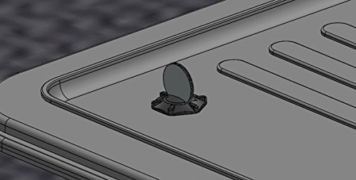 Eagle Klaw 2.0 Floor Mat Clips (8 Sets) for Car Mats and Floor Liners - Made in USA Car Accessories - Black - 4 Car Floor Mats kit + 3/8" Cutter - Image 8