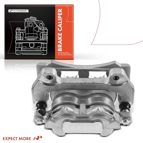 A-Premium Disc Brake Caliper Assembly with Bracket Compatible with Select Pontiac Models - G8 2008-2009 6.0L, G8 2009 6.2L - Front Left Driver Side by A-Premium - Image 8