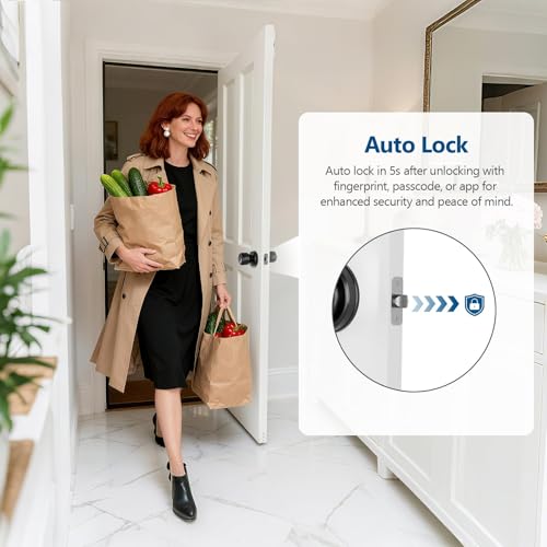 Boutons de porte intelligents avec code électronique et serrure biométrique chambre
