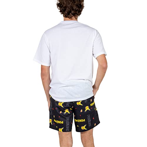Pyjama Pokémon Pikachu homme et femme, ensemble deux pièces loungewear de nuit - 3