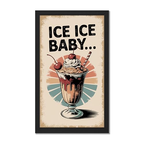 Image of NoWorries Wall art framed painting food posters for cafe decor (Synthetic wood frame) inch300 GSM premium art HD prints inch Wall painting for Home & Kitchen Decor (Pattern illustration)( Set of 1, Framed Painting) (BLACK, ART-5, 10X19INCHES)