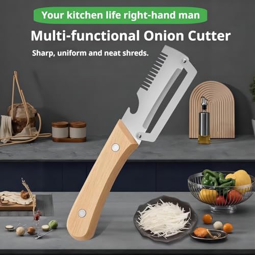 vegetable peeler，3 in 1ultra-sharp stainless steel blade, suitable for peeling fruits and vegetables, with bottle opener, (3PCS) by Child interest - Used condition - Image 4