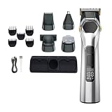 DAXXIN Hair Clippers, 5 in 1 Shaver Nose Hair Trimmer Carving Clippers Hair Beard Trimmer Men Professional Cutting Machine