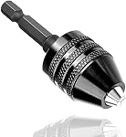 1/4 Inch Hex Shank Keyless Drill Chuck Conversion Tool Quick Change Adapter Converter 0.5mm - 3mm Small Drill Chuck Adapter