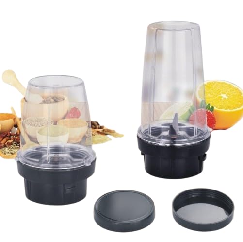 Life Farm Organics Bullet Juicer Jars 530ml & 300ml for Mixer Grinder – Smooth Blending & Juice Extraction (Pack of 2)-image-26