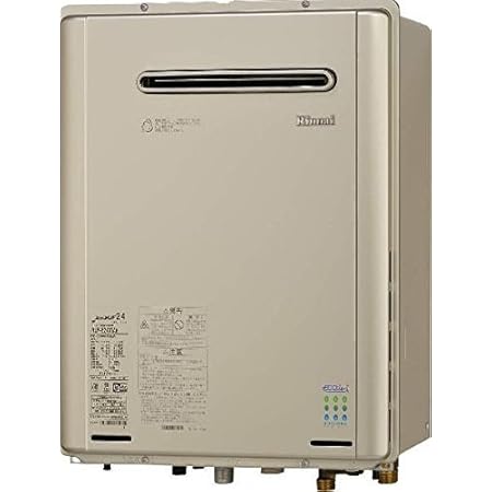 Amazon リンナイ ガス給湯器 エコジョーズ 24号 オート Ruf E2405saw A 13a 都市ガス 屋外壁掛型 リモコンセット Mbc 230v T ガス給湯器