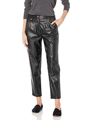 [BLANKNYC] Women's Vegan Leather Pant, Film Noir, 30