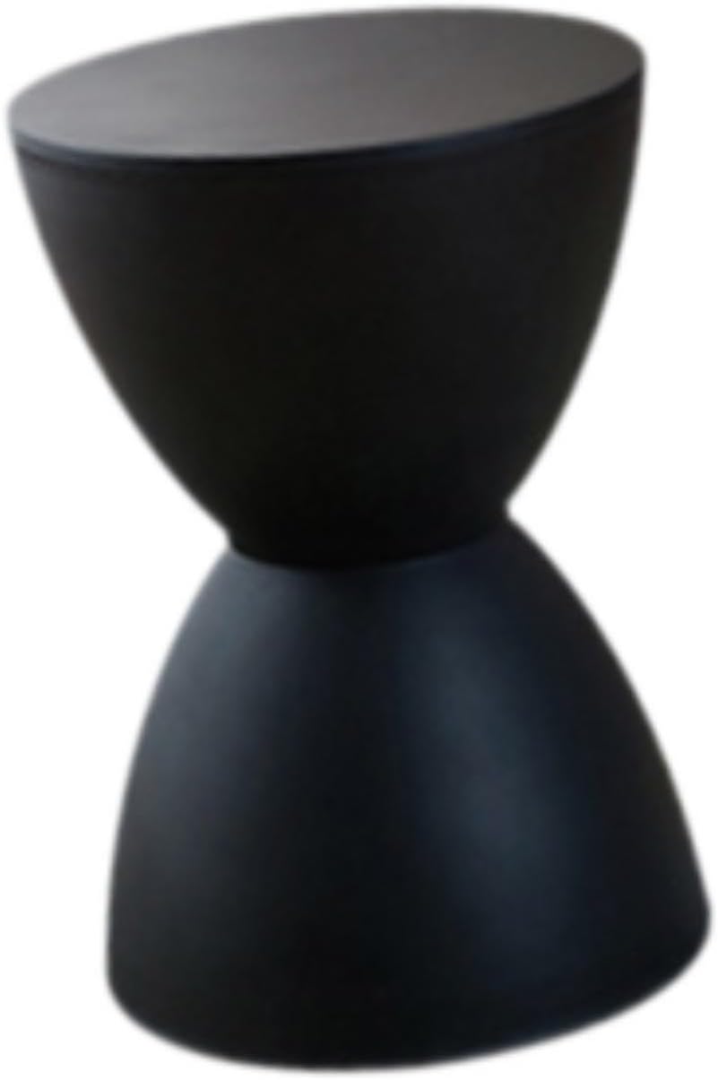 Ottoman Foot Stool Multi -Purpose Creative Furniture Compact Shoe Change Children's Chair for Kindergarten Bedroom Bed, Black