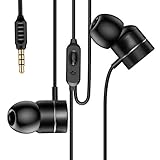 Baseus Bass - Auriculares in-ear (clavija de 3,5 mm, con micrófono y skipper, para iPhone, iPad, reproductor de MP3, Android: Samsung, LG, Huawei, HTC, etc.)