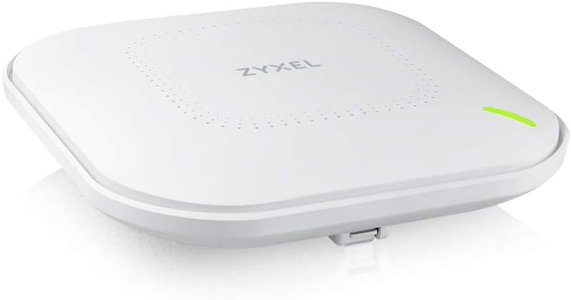 Zyxel True WiFi 6 AX1800 Wireless Gigabit Business Access Point | Mesh, Seamless Roaming, Captive Portal | WPA3 Security | NebulaFlex Hybrid Cloud | POE+ or AC Powered | AC Adapter Included | NWA110AX