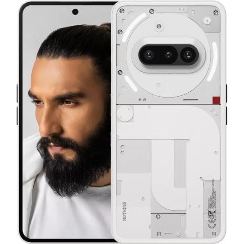 Nothing Phone (3a) 5G (8GB RAM + 128GB Storage) (White)