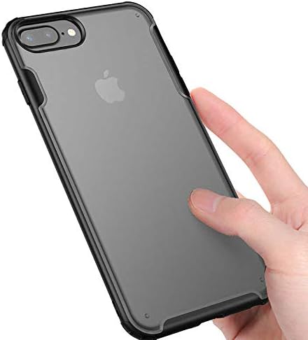 Spia Apple iPhone 6 Plus ile uyumlu Kılıf Siyah Vulga Sert Kapak Orijinal Esnek İnce Geliştirilmiş Dayanıklı Darbe Karşıtı Koruyucu Yeni Nesil Tasarım (Apple iPhone 6 Plus, Siyah)