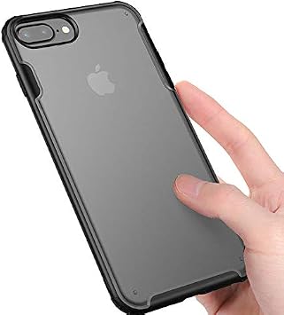 Spia Apple iPhone 6 Plus ile uyumlu Kılıf Siyah Vulga Sert Kapak Orijinal Esnek İnce Geliştirilmiş Dayanıklı Darbe Karşıtı Koruyucu Yeni Nesil Tasarım (Apple iPhone 6 Plus, Siyah)